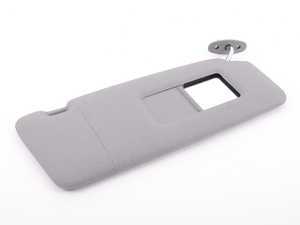 ES#85492 - 51168126418 - Sun Visor with Mirror Covering - Right - Silver Gray - Genuine BMW - BMW