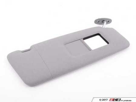 ES#85492 - 51168126418 - Sun Visor with Mirror Covering - Right - Silver Gray - Genuine BMW - BMW