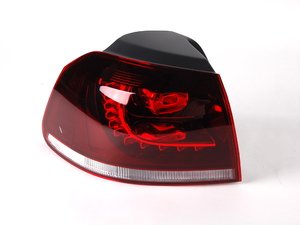 ES#2550922 - 5K0945095Q - LED Tinted Tail Light - Left Outer - Replacement for MKVI R LED Tail light set - Genuine European Volkswagen Audi - 