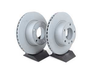 ES#2795643 - 34111163147KT3 - Front Brake Rotors - Pair (282x25) - Restore your stopping power with these replacement rotors - Zimmermann - BMW