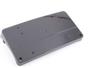 ES#1759137 - 21088507819197 - Front License Plate Holder - Obsidian Black (Color Code 9197) - Genuine Mercedes Benz - Mercedes Benz