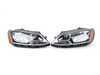 ES#3220801 - PR0JHVJ11-DRL-BK - OE Style Projector Headlight Set - Black - Features LED DRLs and dual-projectors in blacked-out housings - Spyder - Volkswagen