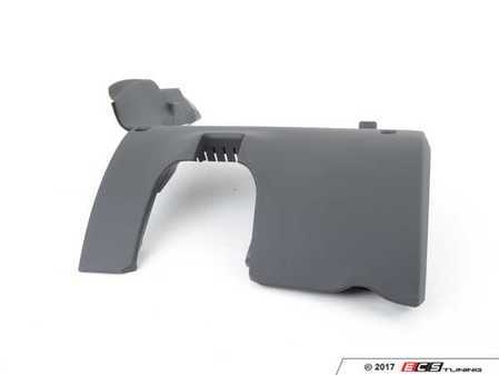 ES#452958 - 8K1880301B6PS - Lower Dashboard Trim Panel - Sabre (Black) - Left - Located on the lower left side of the dashboard, under the steering wheel region - Genuine Volkswagen Audi - Audi