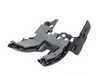 ES#452958 - 8K1880301B6PS - Lower Dashboard Trim Panel - Sabre (Black) - Left - Located on the lower left side of the dashboard, under the steering wheel region - Genuine Volkswagen Audi - Audi