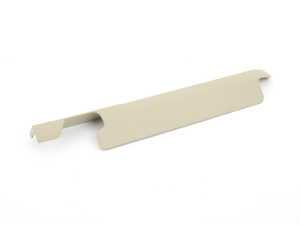 ES#134300 - 52101912384 - Right Outer Seat Rail Cover - Beige - Replace your scuffed or missing trim - Genuine BMW - BMW