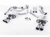 ES#3240938 - SSXAU657 - Cat-Back Exhaust System - Non-Resonated (Louder) - 2.50" stainless steel with quad GT-90 titanium tips - Milltek Sport - Audi