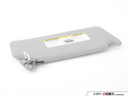 ES#82159 - 51163428225 - Illuminated Sun Visor/Mirror - Left - Sky Gray - Genuine BMW - BMW