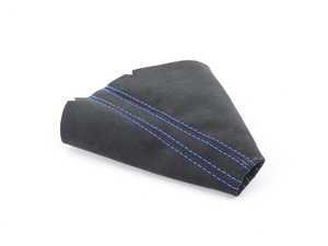 ES#3178030 - 5234-5G-233 - BFI DSG / Automatic Alcantara Shift Boot - Blue Stitching - Compliment your BFI shift knob with a custom shift boot made from the finest materials available - Black Forest Industries - Volkswagen