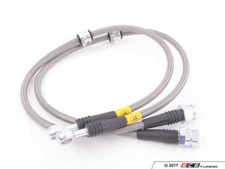 ES#3224986 - 950.33015 - Stainless Steel Brake Lines - Front - Front set of DOT-compliant lines for an improved pedal feel - StopTech - Audi Volkswagen