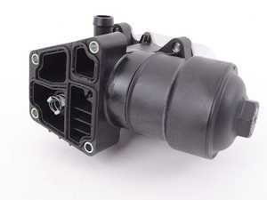 ES#2860959 - 03L115389H - Oil Filter Housing Assembly - Mounted to the engine block and houses the engine oil filter and oil cooler - Genuine Volkswagen Audi - Volkswagen