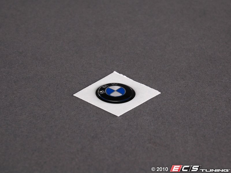 Genuine BMW 66122155753 Replacement Key Fob Roundel Emblem 11mm