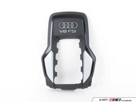 ES#284471 - 079103925P - Engine cover - Includes the Audi rings, securing hardware and features the 'V8 FSI' lettering - Genuine Volkswagen Audi - Audi