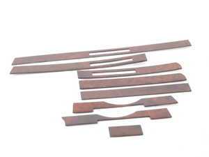 ES#2534054 - WK107BS - Dash Strip Set - Burl Wood - Eight (8) Piece Set - URO - Mercedes Benz