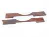ES#2534054 - WK107BS - Dash Strip Set - Burl Wood - Eight (8) Piece Set - URO - Mercedes Benz