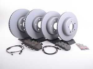 ES#2837257 - 341168512691KT - Front & Rear Brake Service Kit - Featuring Zimmermann rotors and ECS DD23 "Daily Driver" ceramic pads. - Assembled By ECS - BMW