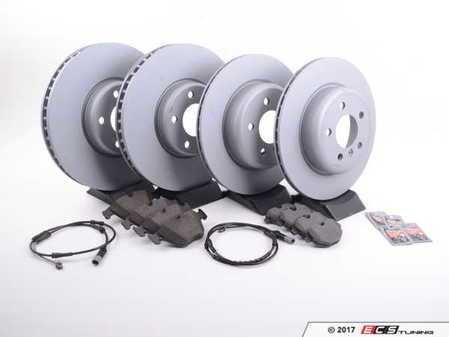 ES#2837257 - 341168512691KT - Front & Rear Brake Service Kit - Featuring Zimmermann rotors and ECS DD23 "Daily Driver" ceramic pads. - Assembled By ECS - BMW