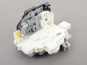 ES#323100 - 1P1837015A - Front Door Lock Actuator - Left  - If you are having difficulties locking or unlocking your car, it may be a bad actuator. - Genuine Volkswagen Audi - Volkswagen