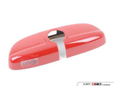 ES#2715019 - 51162353715 - Blazing Red Cover Rearview Mirror - Attaches to the back of the center mirror. Manual dip. - Genuine MINI - MINI