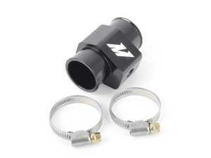 ES#2764736 - MMWHS34BK - Universal Water Temperature Sensor Adapter - 34mm - Add a temp senor to any line that will accept a 34mm pipe - Mishimoto - MINI