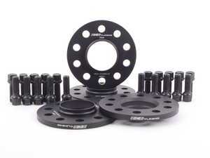 ES#3240970 - 023881ecs01KT - 19" Wheel Spacer Flush Fit Kit - Black Bolts - Includes ECS spacers & Black bolts to obtain a flush look on your OE 19" wheels - ECS - Audi