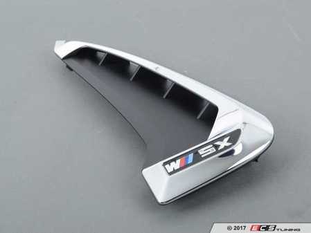 ES#2912126 - 51138056343 - Front Fender Grille - Left - Replace your damaged or missing grille with a Genuine BMW component. - Genuine BMW - BMW