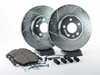 ES#3157360 - K5752 - Power Stop Z23 Evolution Sport Front Brake Kit (320mm) - A performance front axle upgrade featuring precision cross-drilled & slotted rotors, low-dust carbon-fiber ceramic pads, and a premium electronic wear sensor. - Power Stop - Audi