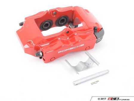 ES#1446220 - 95535242251 - Rear Brake Caliper - Red - Right side fitment - Genuine Porsche - Porsche