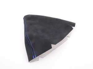 ES#3178005 - 5234-1K-203 - BFI Manual Alcantara Shift Boot - Blue Stitching - Compliment your BFI shift knob with a custom shift boot made from the finest materials available - Black Forest Industries - Volkswagen