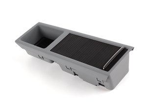 ES#83031 - 51167038324 - E46 Center Console Storage - Gray - (NO LONGER AVAILABLE) - Replaces the center cup holder with a convenient storage compartment - Genuine BMW - BMW
