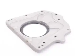 ES#2639346 - 2760100007 - Rear Crankshaft Seal with Flange - With cover - Also referred to as the rear main seal - Genuine Mercedes Benz - Mercedes Benz