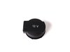 ES#420451 - 7L6919341F - Cover For 12V DC Socket - Black hinged socket cover - Genuine Volkswagen Audi - Volkswagen