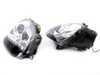 ES#3220990 - D41-1108P-LEHM2 - R8 Style Projector Headlight Set - Black  - (NO LONGER AVAILABLE) - Features Audi style LED daytime running lights and D2S compatible projector housings - Depo - 