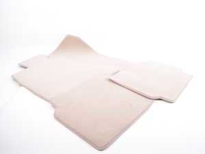 ES#263270 - 51479172809 - F01 Carpeted Floor Mat Set - Oyster Velour - Includes front and rear carpeted floor mats - Genuine BMW - BMW