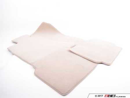 ES#263270 - 51479172809 - F01 Carpeted Floor Mat Set - Oyster Velour - Includes front and rear carpeted floor mats - Genuine BMW - BMW