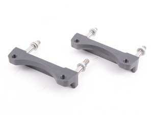 ES#3209781 - BR0025 - E46 M3 Front Porsche Caliper Adapter - Pair - Increase the stopping power of your M3. - Creations Motorsport - BMW