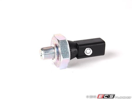 ES#6482 - 06A919081J - Oil Pressure Switch - Black - Senses engine oil pressure for the ECU and warning light. 1.2-1.6 BAR - Meistersatz - Audi Volkswagen