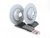 ES#2597461 - 8J0615601KT1 - Rear Brake Service Kit - Featuring Zimmerman rotors and ECS DD23 ceramic pads. - Assembled By ECS - Audi