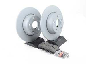 ES#2597461 - 8J0615601KT1 - Rear Brake Service Kit - Featuring Zimmerman rotors and ECS DD23 ceramic pads. - Assembled By ECS - Audi