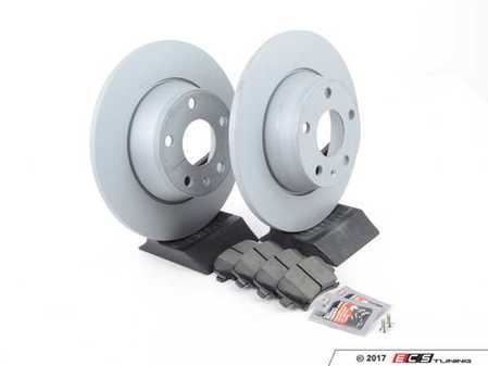 ES#2597461 - 8J0615601KT1 - Rear Brake Service Kit - Featuring Zimmerman rotors and ECS DD23 ceramic pads. - Assembled By ECS - Audi