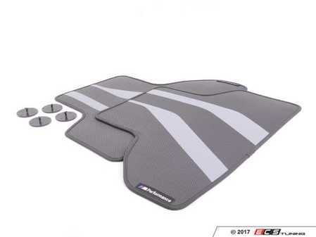 ES#2817877 - 51472353380 - M Performance Floormats - Rear - Give your interior that performance feel - Genuine BMW M Performance - BMW