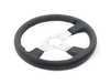 ES#3240988 - OD/2019 - Asso Racing Steering Wheel - Black Leather - Universal sport steering wheel with a 350mm diameter. - OMP - BMW MINI