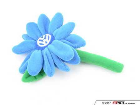 ES#3243556 - DRG04100CBLOS - Plush Daisy - Blue - (NO LONGER AVAILABLE) - Soft blue flower for decoration - Genuine Volkswagen Audi - 