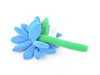 ES#3243556 - DRG04100CBLOS - Plush Daisy - Blue - (NO LONGER AVAILABLE) - Soft blue flower for decoration - Genuine Volkswagen Audi - 