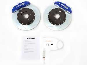 ES#3247375 - HVA-209-BLACK - HPA Front Big Brake Kit - Slotted Rotors (355x32mm) - With Black Calipers - Designed in conjunction with Baer and proudly made in the USA. - HPA Motorsports - Audi Volkswagen