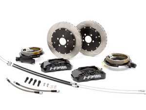 ES#3247549 - HVA213REDMK7 - HPA Rear Big Brake Kit - Slotted Rotors (335mm) - With Red Calipers - The perfect complement to HPA's 6-Piston Front Aluminum Brake Kit - HPA Motorsports - Volkswagen