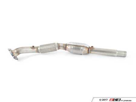 ES#2917735 - 17800-04 - 2.5" High Flow Downpipe with catalytic converter - T304 stainless steel high flow design - Euro Sport Acc - Volkswagen