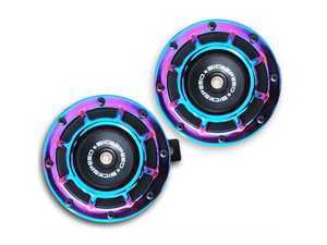 ES#3247895 - BTH-S203NEO - 2 Piece Super Loud Horn Kit - Neochrome - Upgraded 118dB horns in the color of your choice - Sickspeed - Audi BMW Volkswagen Mercedes Benz MINI Porsche