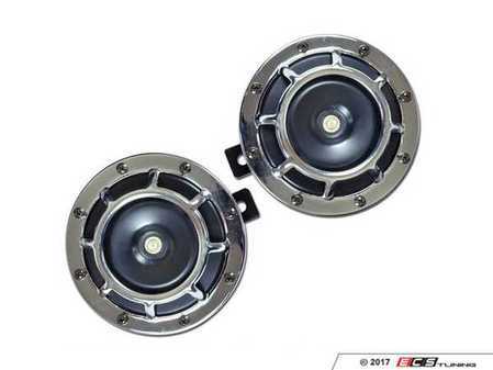 ES#3247900 - BTH-S203CH - 2 Piece Super Loud Horn Kit - Chrome - Upgraded 118dB horns in the color of your choice - Sickspeed - Audi BMW Volkswagen Mercedes Benz MINI Porsche