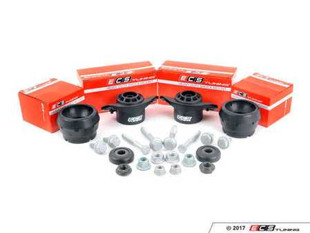 ES#3247758 - 016554ECS0102KT - ECS Heavy Duty Cup Kit/Coilover Installation Kit - Includes all the necessary suspension parts that should be replaced while installing new shocks/struts, cupkit or coilovers - ECS - Audi Volkswagen