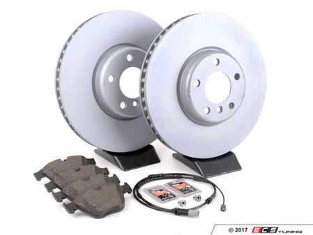 ES#3236365 - 341168512691KT2 - Front Brake Service Kit (348x36mm) - Featuring Zimmermann rotors and ECS DD23 "Daily Driver" ceramic pads. - Assembled By ECS - BMW